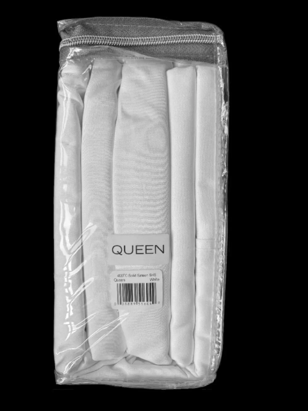 brand new WHITE Wamsutta 400 TC 100% Cotton Sateen Queen Sheet Set